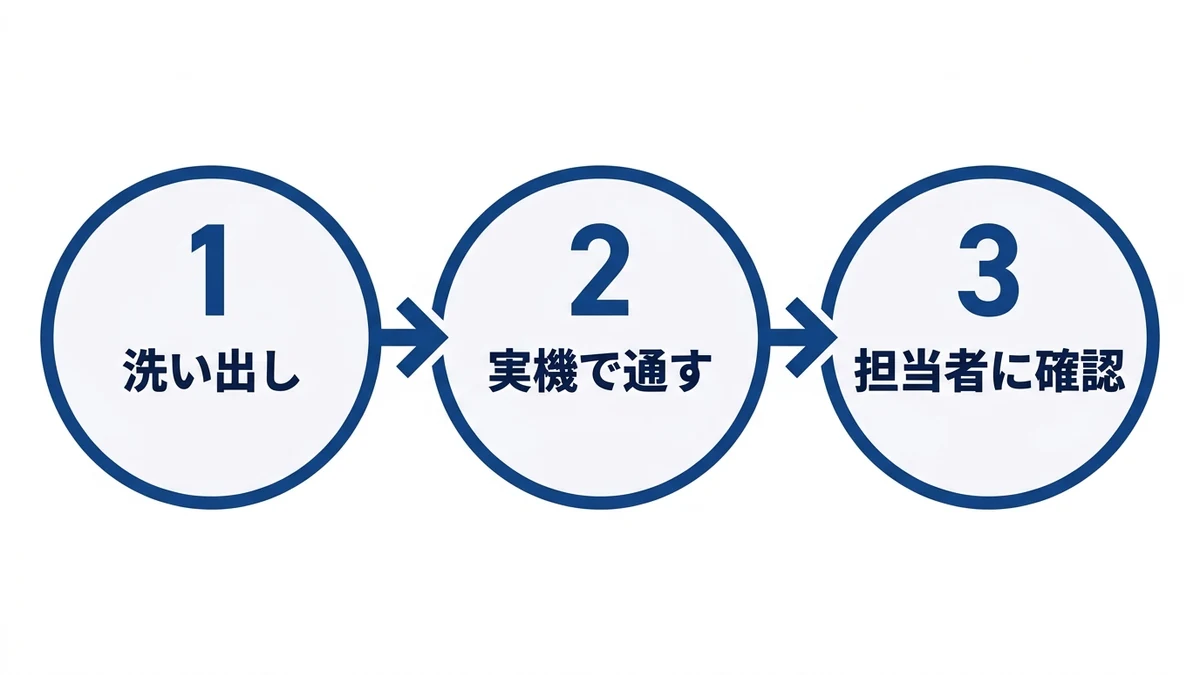 AI原稿の事実誤認は3手順で落とす