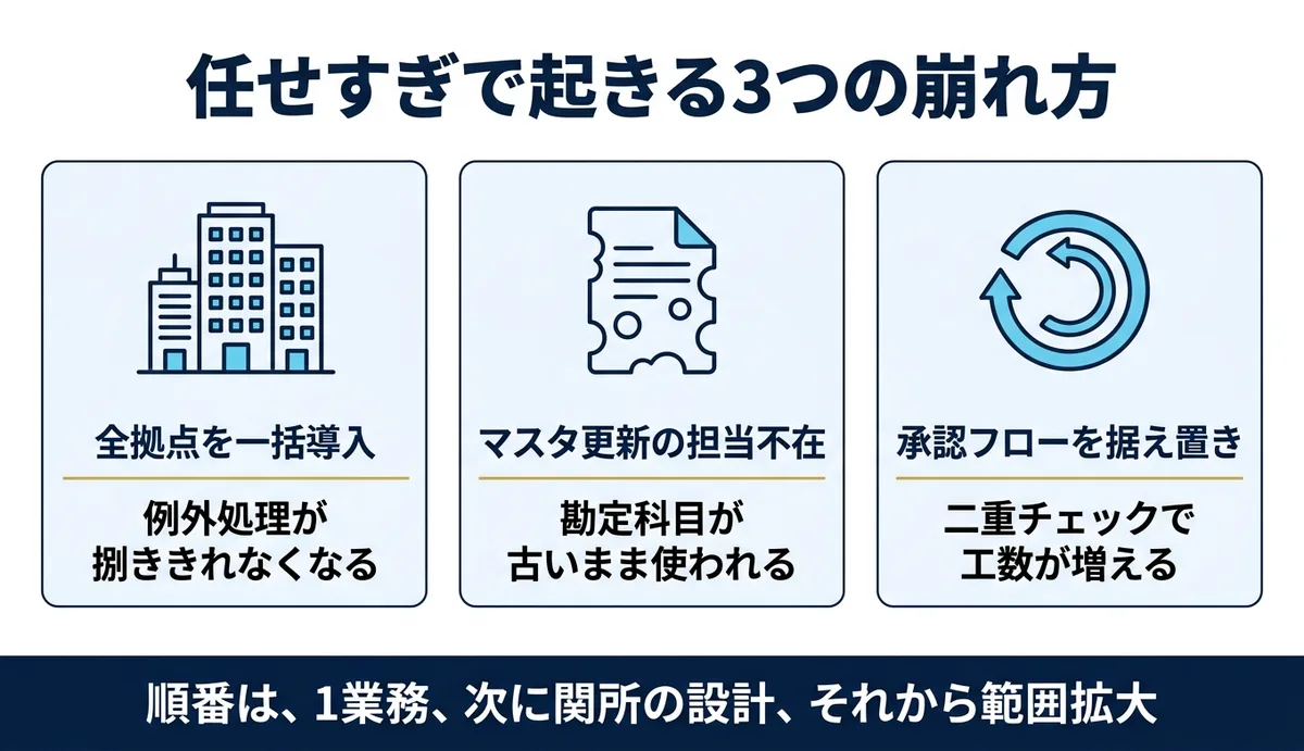 範囲を広げすぎて崩れる3つの失敗パターン