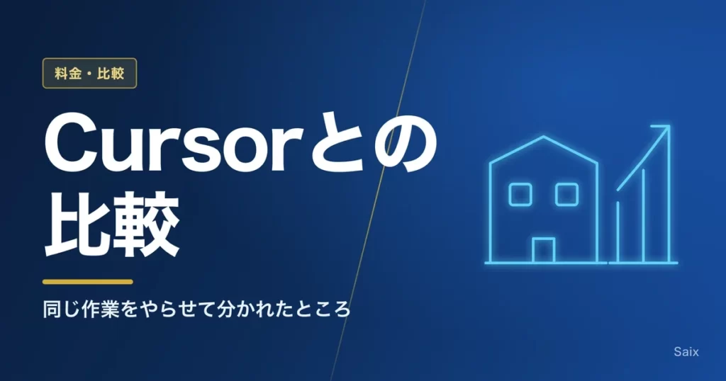 Claude CodeとCursorの比較｜同じ作業をやらせて分かれたところ